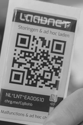 Laadnet QR-code sticker